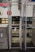 Advance Tabco PR30-2W portable aluminum sheet pan rack