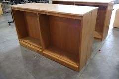 Times 2 - 72" wide x 42" tall x 14" deep wood book cases