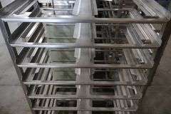 13 rail stainless roll in baking rack