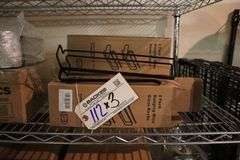 Times 3 - boxes of hanging wine glass racks - 2 per box