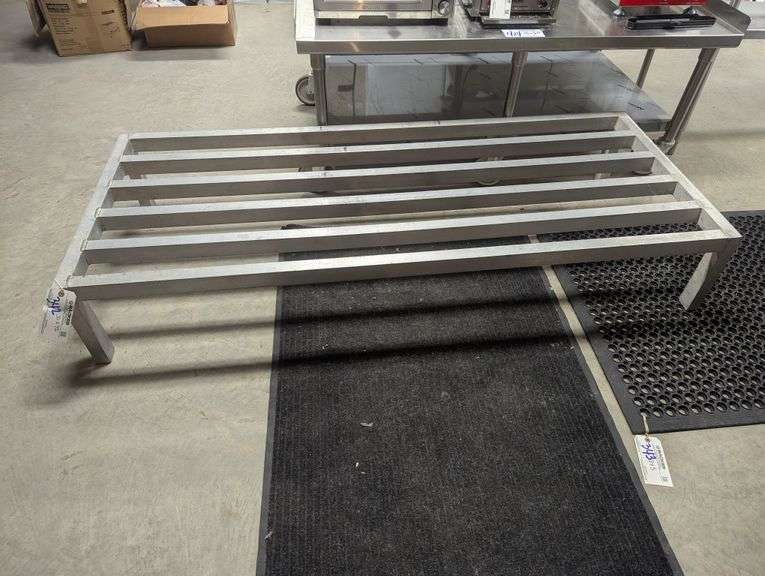 30" x 72" aluminum dunnage rack