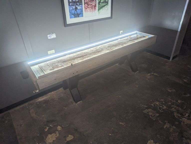 24" x 108" wood framed shuffle board