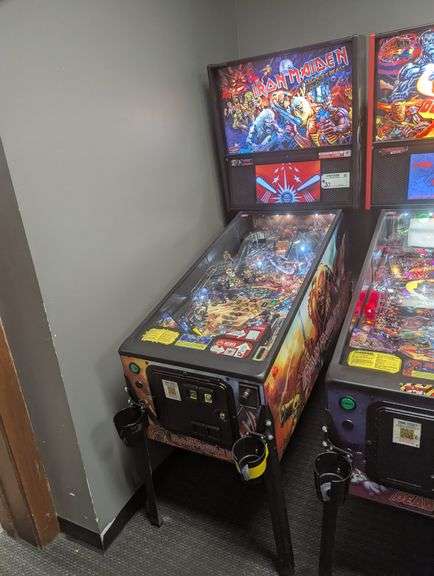 2018 Stern PINBALL I-00N5* IRON MAIDEN PRO coin operated pinball game - S/N: 281211 - set up for 984 tokens