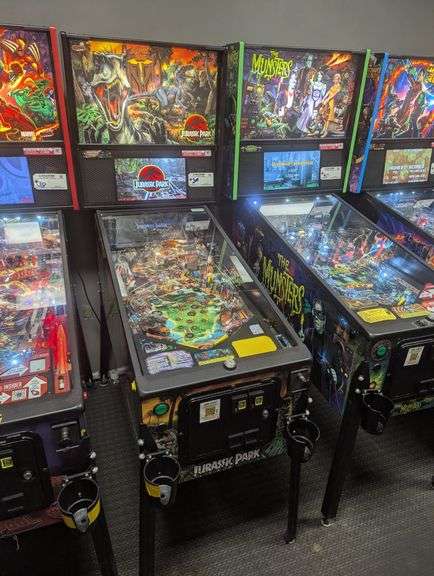 2019 Stern PINBALL I-00M3* JURAS.PARK PRE coin operated pinball game - S/N: 298202 - set up for 984 tokens