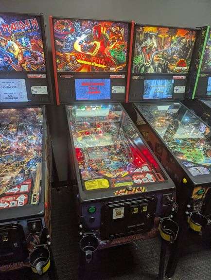 2018 Stern PINBALL I-00K1DEADPOOL PRO coin operated pinball game - S/N: 283625 - set up for 984 tokens