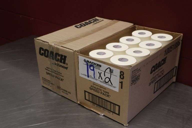 Times 2 - Cases of Coach athletic tape