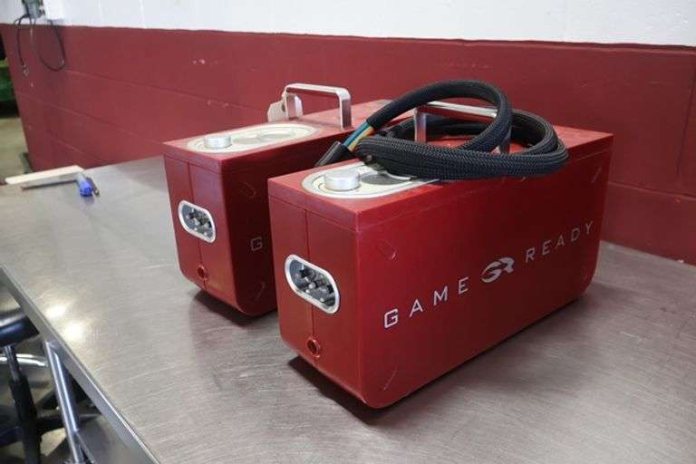 Set of Game Ready accelerated recovery systems