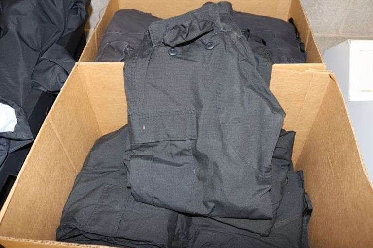 2 boxes to go - Small long & Small extra short black work pants - buyer to view