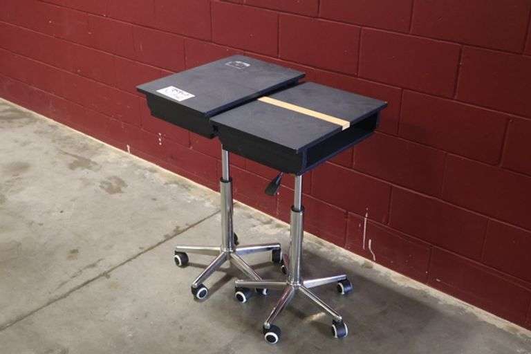 Pair to go - 14" x 21" laminate top portable tables