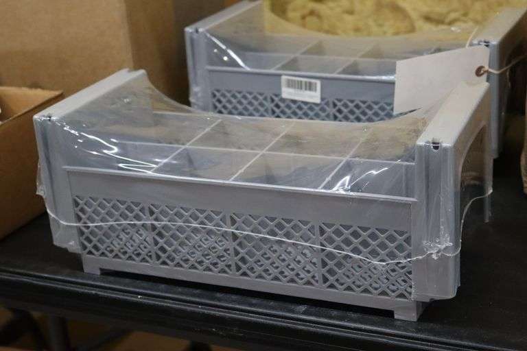 Times 2 - New grey silverware dish boxes