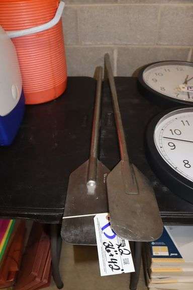 Times 2 - 36" & 42" stainless steamer paddles