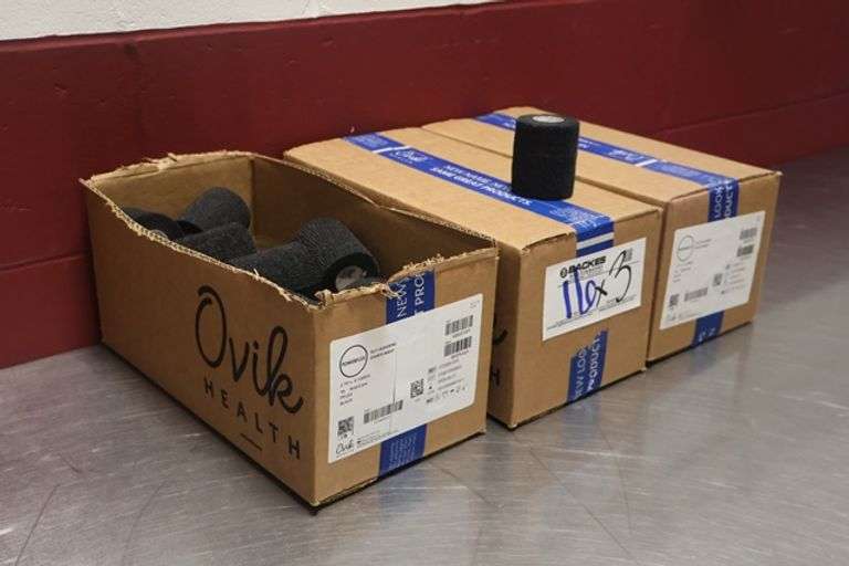 Times 3 - Cases of Powerflex 2.75" x 6" sports wrap - 1 case is 3/4 full