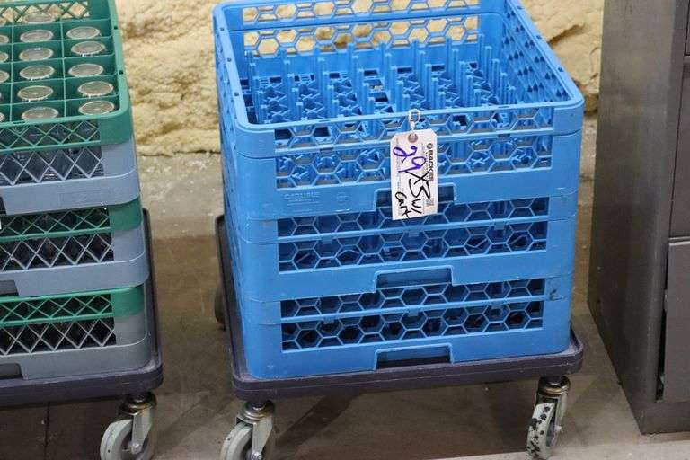 Times 3 - Pegged & glass dish boxes with cart
