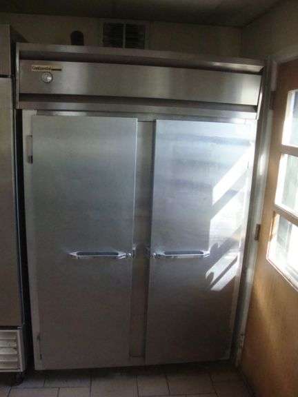 Continental Freezer on casters, Model 2F, NSF, approx. 53" x 36" x 81" tall, 120V