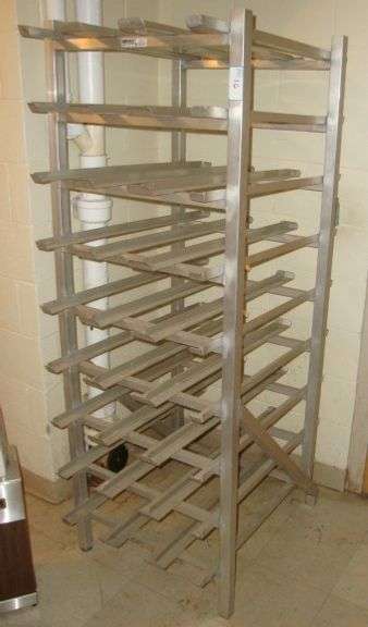 Win-Holt Can Rack, NSF, approx. 26" x 35" x 70" tall