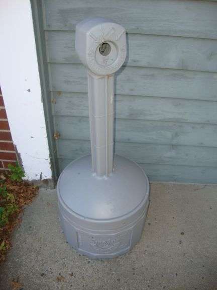 Smokers Cease-Fire Cigarette Butt Receptacle