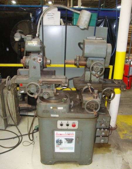 Cincinnati Monoset Grinder w/tooling, approx. 56" x 36" x 58" tall, 440V, 3ph Note-A Loading charge of $125 will added to final bid price