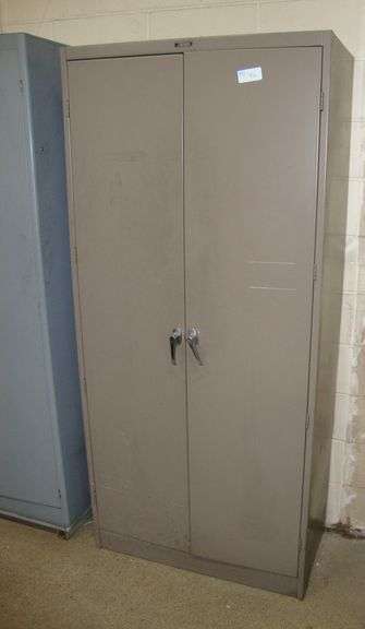 Tennsco Parts Cabinet w/contents, approx. 36" x 18" x 78" tall