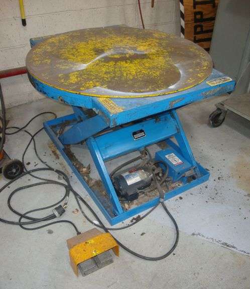 Lift Products Roto-Max Electric Lift Table, Model RTMX-25HS, 115/230V, 1ph