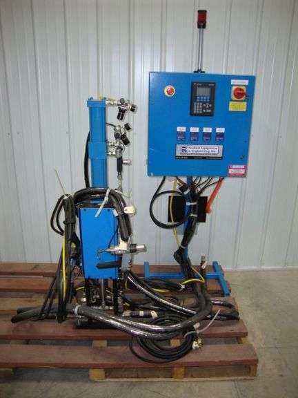 Nordson See-Flo 690 Meter-Mix 2-Part Dispense System, Used in R&D and not used in production, Like New, For applying precise beads or shots of difficult-to-handle abrasive or high-viscosity materials, SEE-FLO® 690 is the machine of choice, Apply precise beads or shots of difficult-to-handle abrasive or high-viscosity materials, Easily integrated with a production line, Hard Stop shot size adjustme