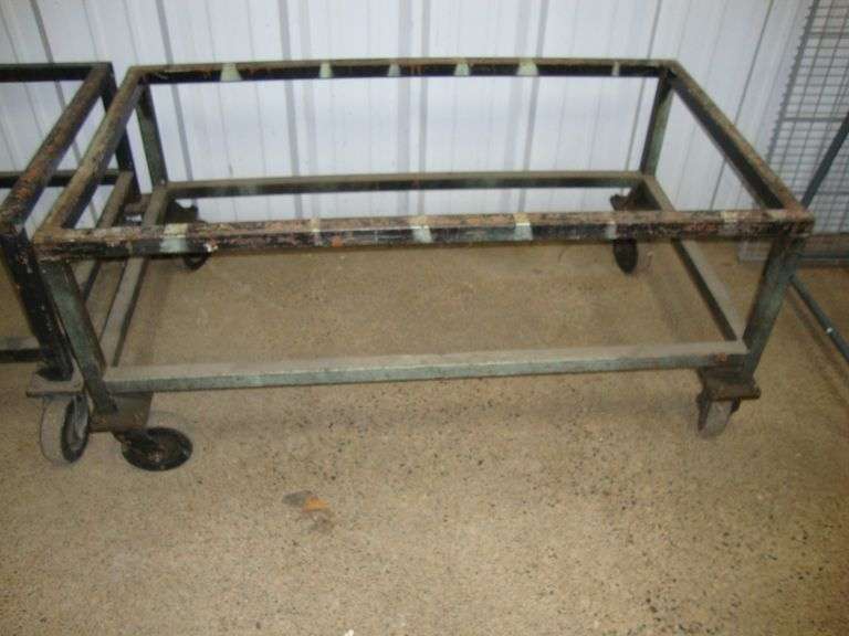 HD Shop Cart w/6" wheels, approx. 54" x 30" x 24" tall