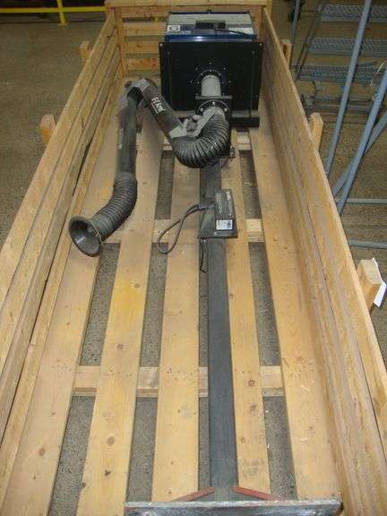 Sentry Air Systems Air Extraction on pedestal, approx. 112" tall