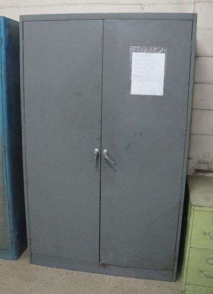 Tennsco Parts Cabinet, approx. 48" x 24" x 78" tall
