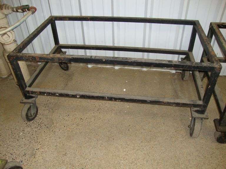 HD Shop Cart w/6" wheels, approx. 54" x 30" x 24" tall
