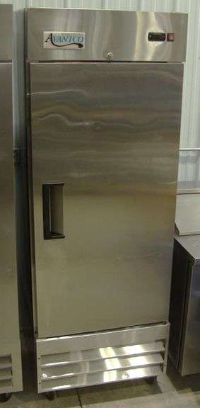 Avantco Cooler on casters, Model 178A19RHC, NSF, approx. 29" x 26" x 83" tall, 120V   Runs & Cools