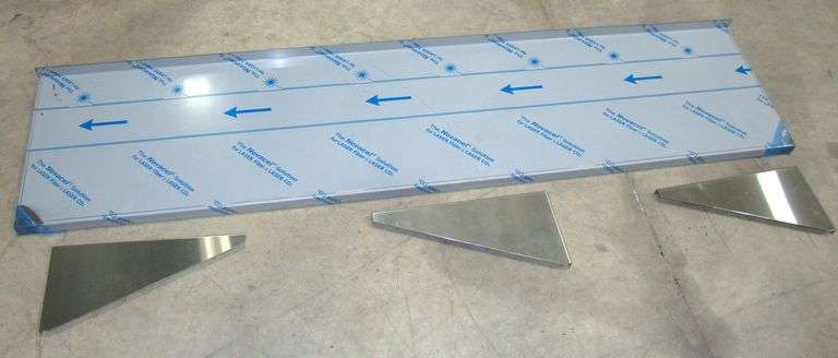 New 78" x 18" Stainless Shelf w/brackets
