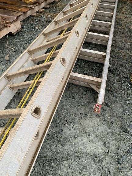 Lot of 2 Ladders - 12' & 16'