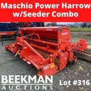 Maschio Power Harrow Seeder Combo