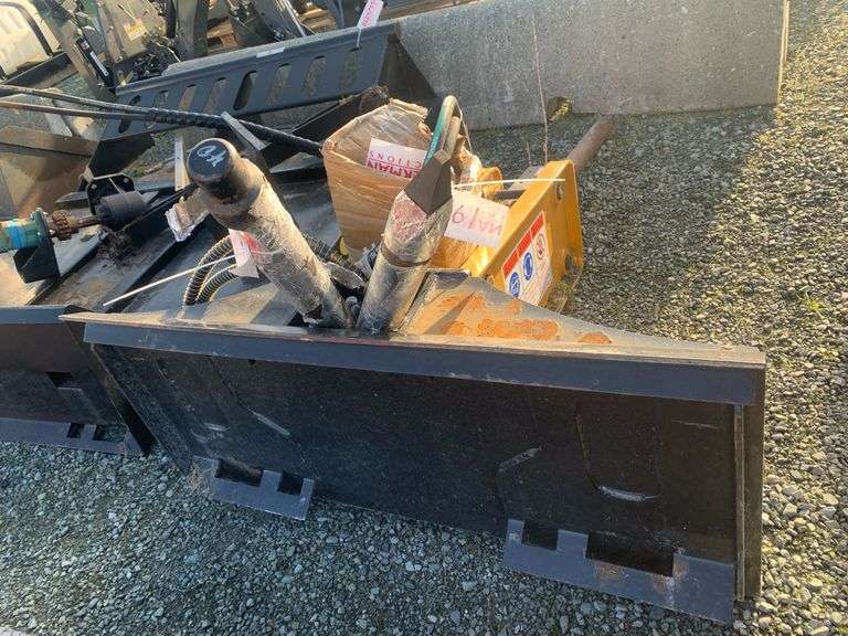 Agrotk Hydraulic Chisel Hammer Skidsteer Attachment