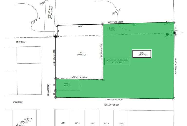 Tract 2 - Undeveloped Lot