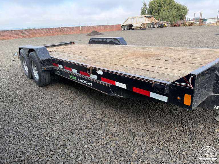 Diamond C 18EEQ Tandem Axel Flatbed Trailer, 2'-Beaver Tail, Ramps (#3)