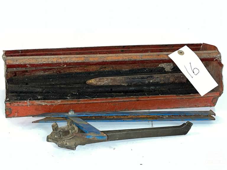 Metal Tray & Assorted Tools