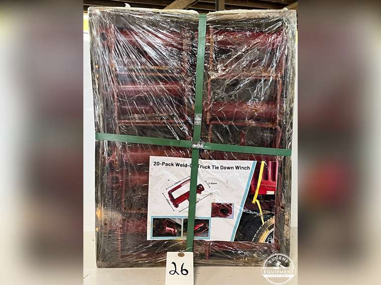 20 Pack Weld On Truck Tie Down Winch - New