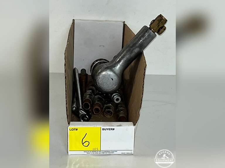 Air Drill & Assorted Air Fittings & Pressure Tester