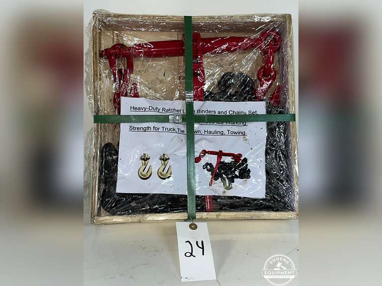 Ratchet Binder & 20' Chain Set - New