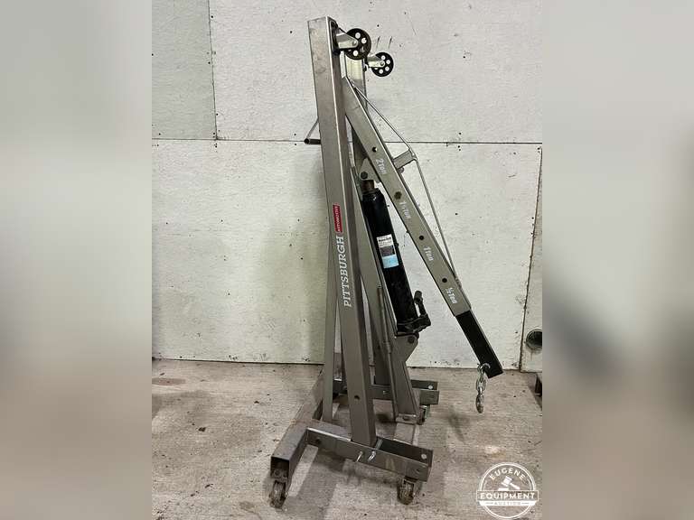 Pittsburg 8 Ton Long Ram Hydraulic Engine Hoist