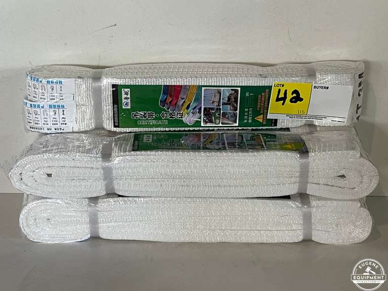 Heavy Duty Lifting Straps 1.2" x 9.8' 2200lbs - New