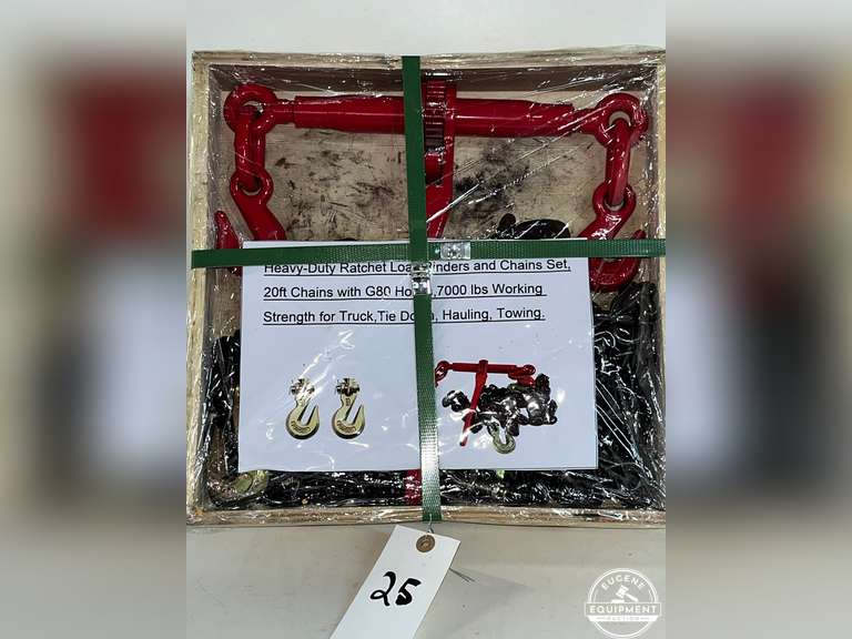 Ratchet Binder & 20' Chain Set - New