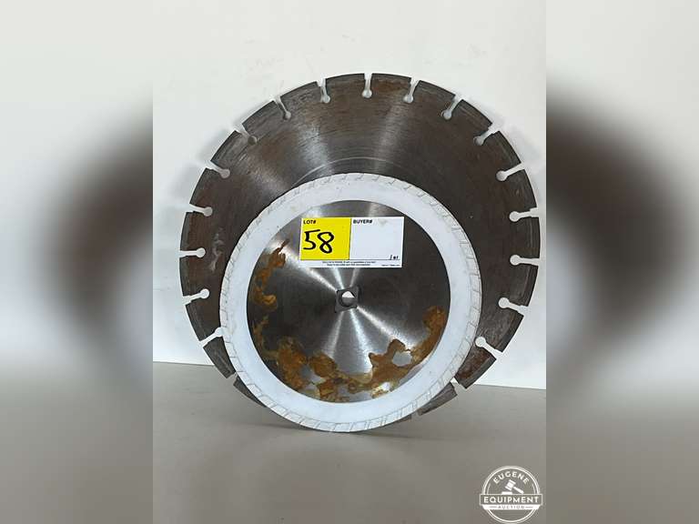 Lot of 2 - 10" & 1 - 12" Saw Blades - Used