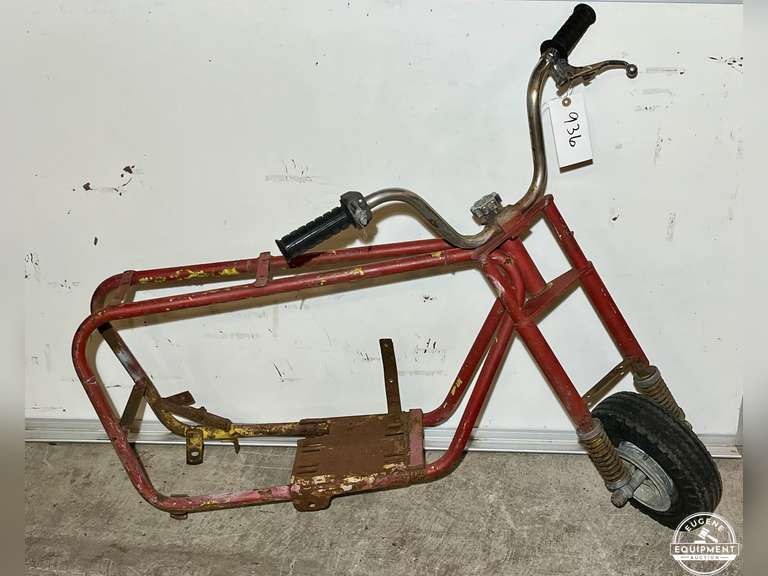 Vintage Metal Frame For Mini Bike