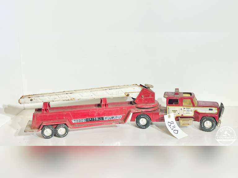 1980's Nylint Fire & Rescue Truck & Trailer Station #2
