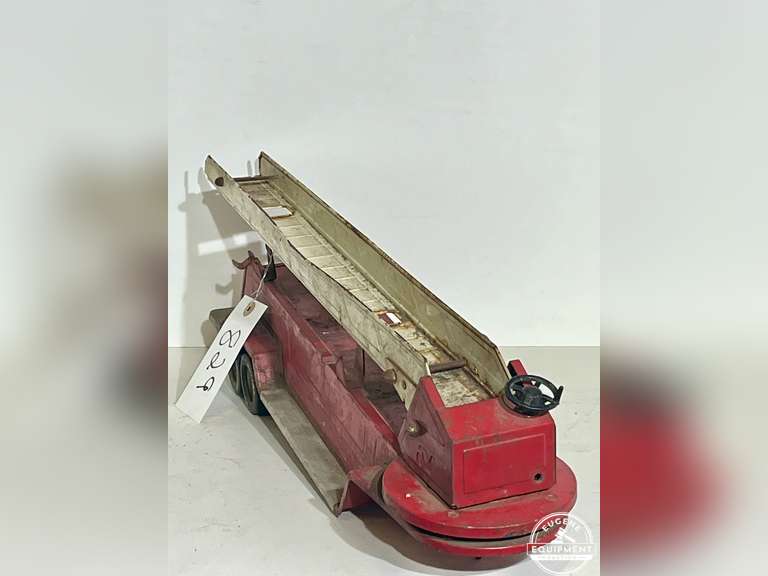 1980's Nylint Hook & Ladder Fire Truck Trailer