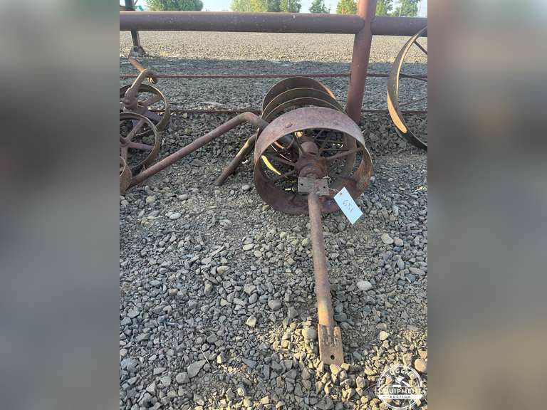 5 Antique Steel Wheels