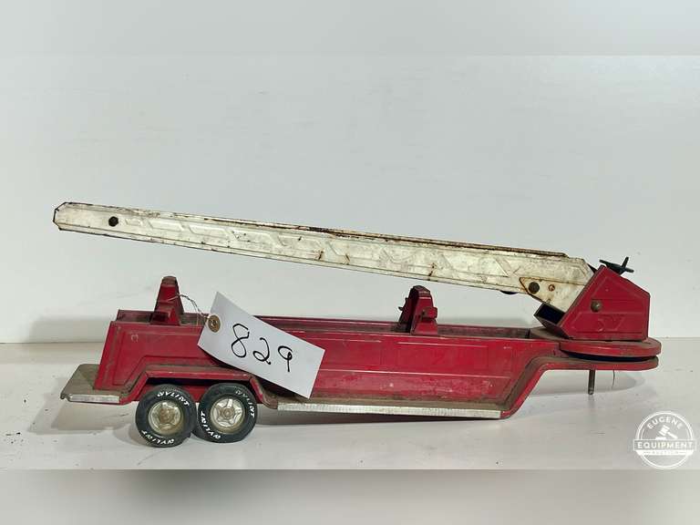1980's Nylint Hook & Ladder Fire Truck Trailer