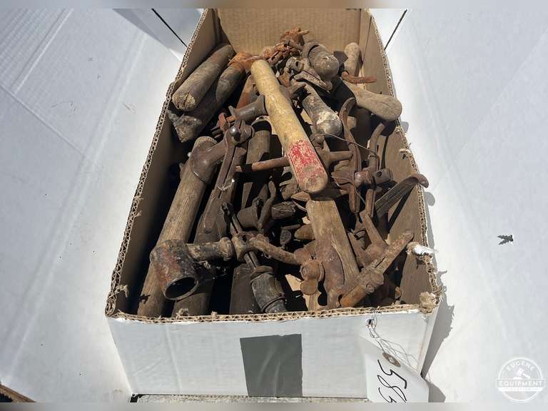 Box of Misc Antiques