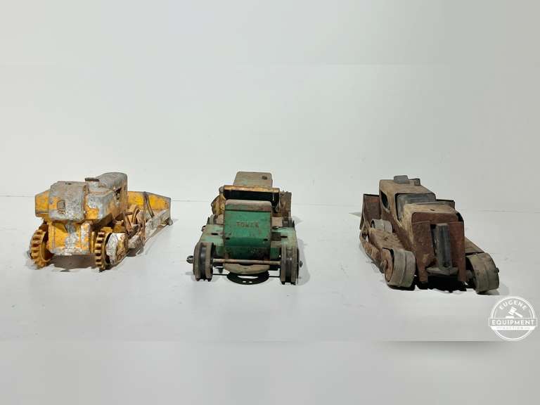 Bull Dozers - 1 John Deere & 2 Tonka